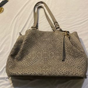 Grey handbag